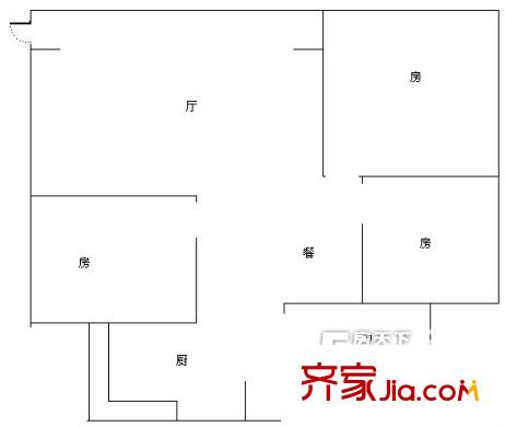 崇左市教育局駐邕生活區(qū)戶型圖崇左市駐邕生活區(qū)3s2t1 3室2廳1衛(wèi)1廚