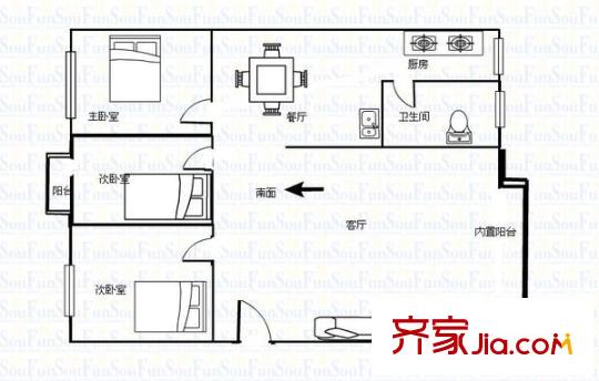 西津小區(qū) 0室 戶型圖