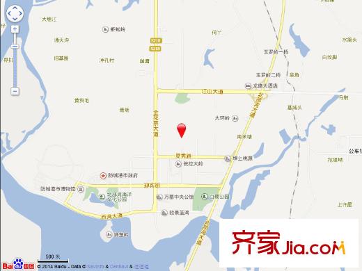 天香國際交通圖