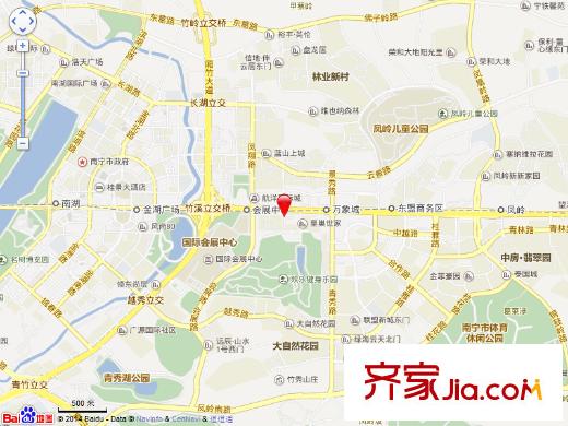 東林閣小區(qū)交通圖