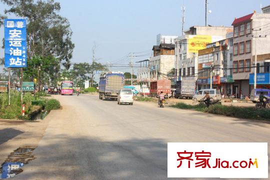 昌泰清華園配套圖石埠路往東入城方向