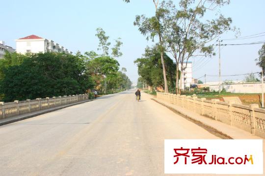 昌泰清華園配套圖石埠路往東入城方向