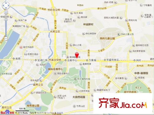 綠洲花園交通圖