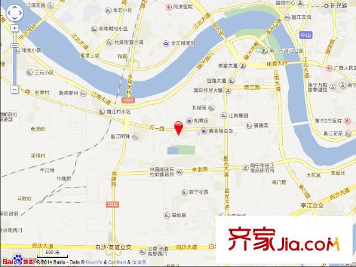 合纖維廠第三生活區(qū)交通圖