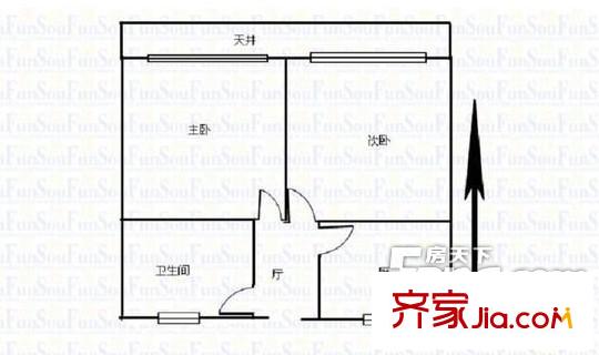 安泰園小區(qū)戶型圖安泰園11 2室1廳1衛(wèi)1廚