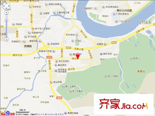 幸福花園交通圖
