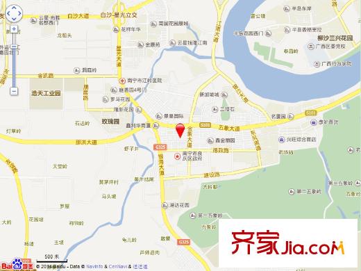 西津小區(qū)交通圖 