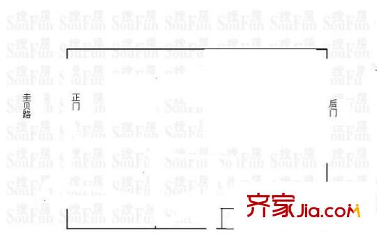 國際經(jīng)貿(mào)大廈 1室 戶型圖