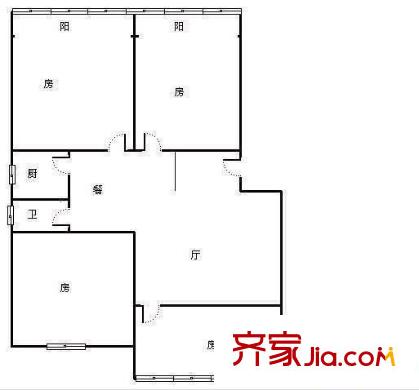教育路電信局宿舍 4室 戶型圖