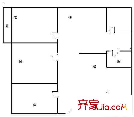 新竹路氣象小區(qū)戶型圖廣西氣象局新竹路生活小區(qū) 3室 戶型圖 3室2廳1衛(wèi)1廚