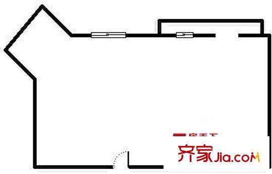 國際經(jīng)貿(mào)大廈 4室 戶型圖