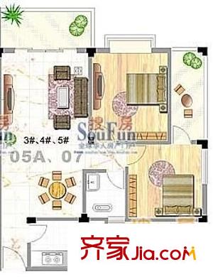 國際經(jīng)貿(mào)大廈 9室 戶型圖