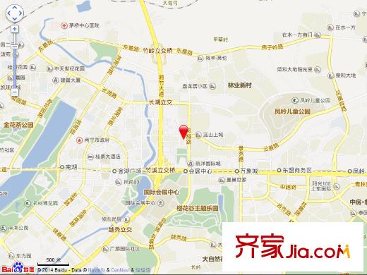 竹苑小區(qū)交通圖