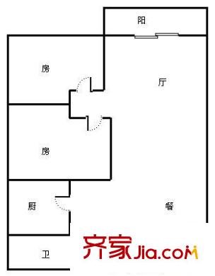 萬昌溪園 2室 戶型圖