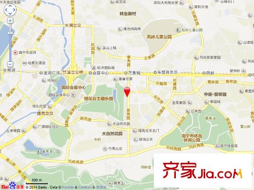 天廣和花園交通圖