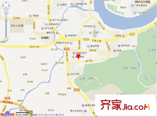 天筑塞納交通圖