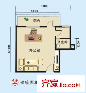 迷你新景戶型圖1室1衛(wèi)