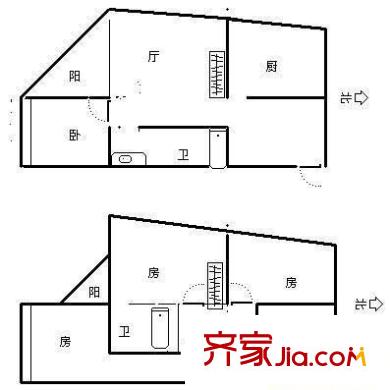 建興苑 5室 戶型圖