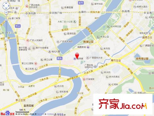 湖濱小區(qū)交通圖 