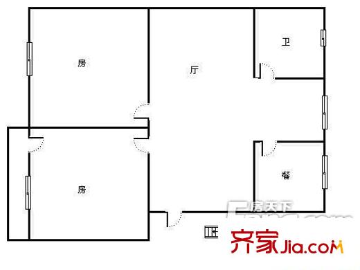 區(qū)送變電第二生活區(qū)戶型圖送變電建設公司二生活區(qū) 2s2t 2室2廳1衛(wèi)1廚