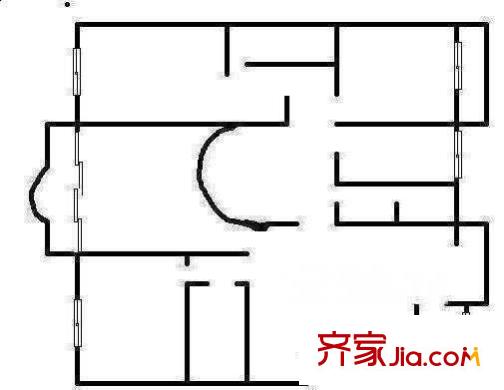 紫荊花園 4室 戶型圖