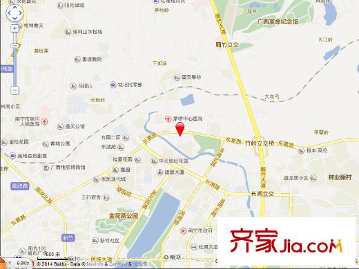 南寧玻璃廠第一生活區(qū)交通圖長湖路玻璃廠宿舍