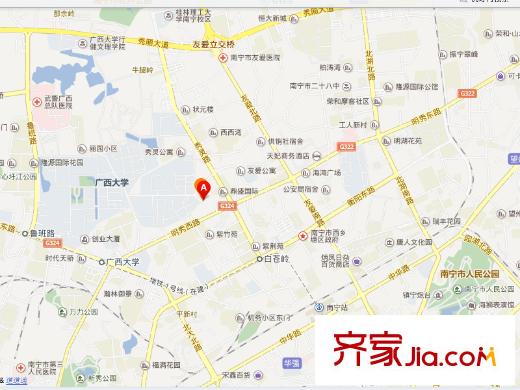 明秀西園小區(qū)交通圖