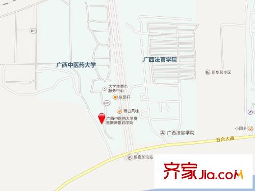 仙葫中醫(yī)藥大學(xué)教職工宿舍交通圖