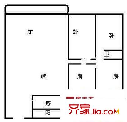 天廣和花園 4室 戶型圖
