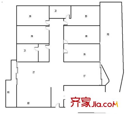 柬埔寨園 5室 戶型圖