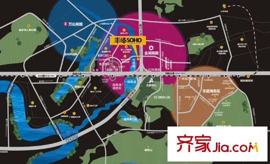 豐澤SOHO交通圖