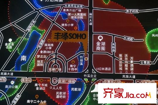 豐澤SOHO區(qū)位圖