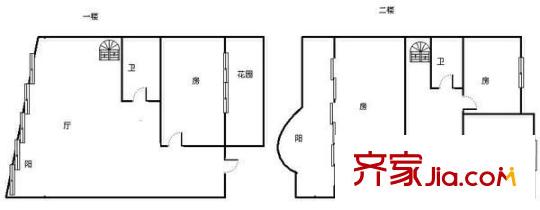 建興苑 4室 戶型圖