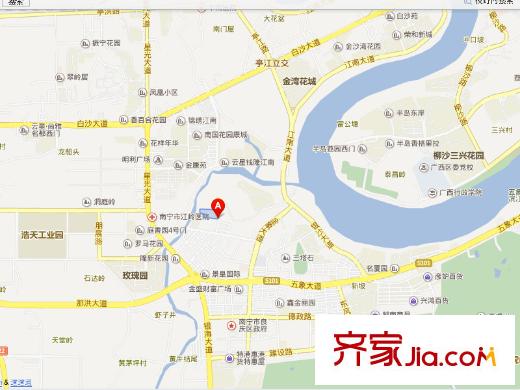 荷花園小區(qū)交通圖
