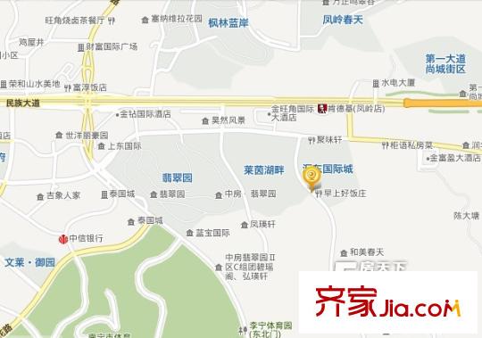 匯東酈城交通圖 