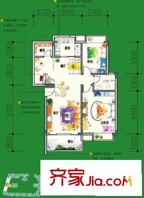 雅和居 3室 戶型圖