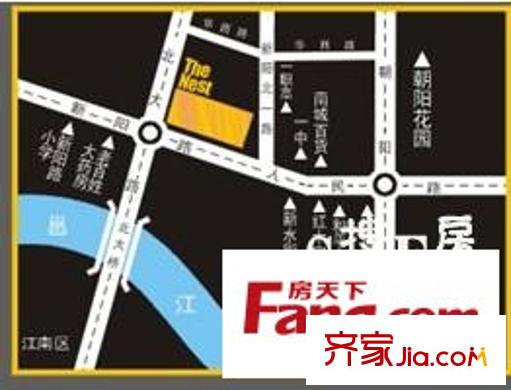 金都新巢時代交通圖