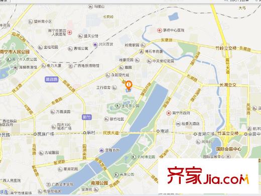 華盛小區(qū)交通圖