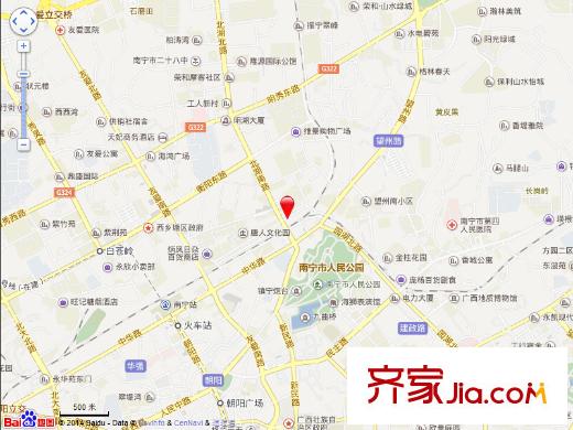 中鼎城市花園交通圖