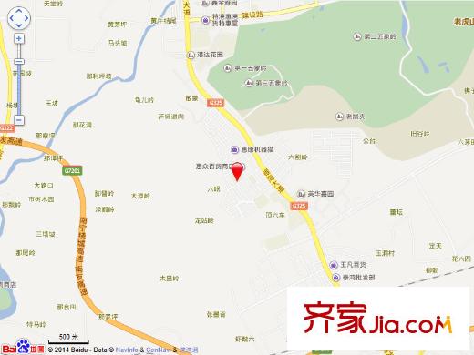天筑米蘭交通圖
