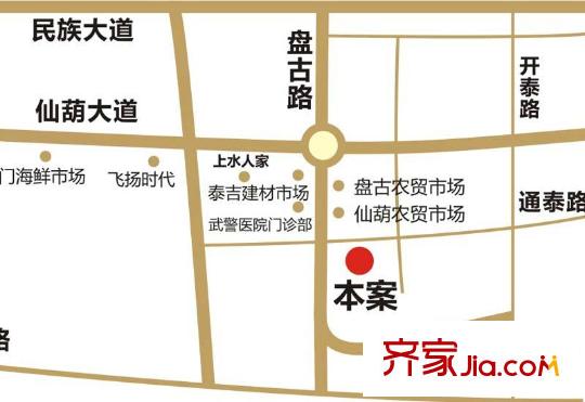 龍鳳首緣區(qū)位圖
