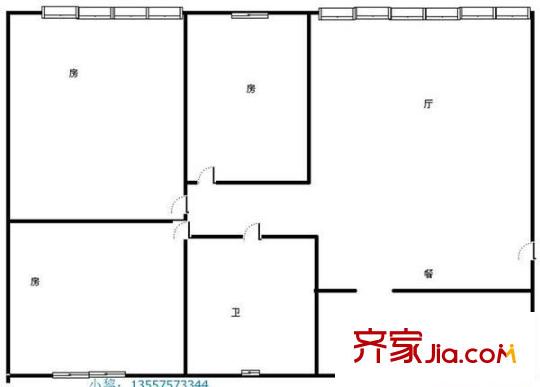 金都新巢時代 3室 戶型圖