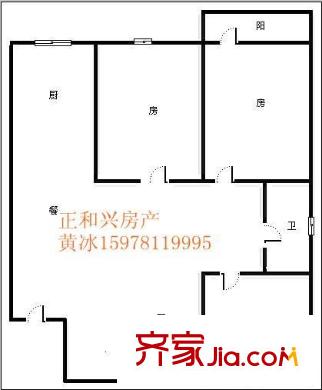 翠嶺居 3室 戶型圖