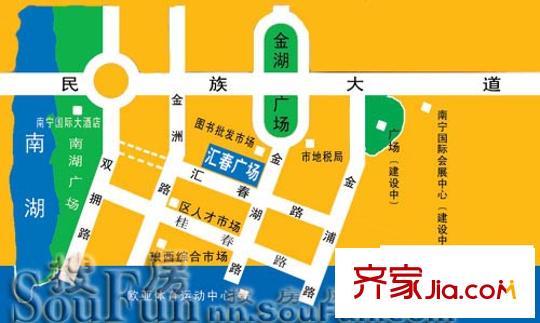 匯春廣場交通圖