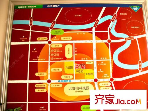 中房碧翠園交通圖區(qū)位圖