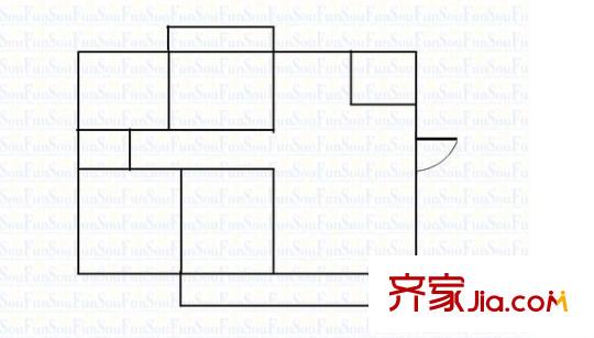 廣西水利電業(yè)集團宿舍戶型圖水利電業(yè)集團宿舍 0室 戶型圖 2室2廳1衛(wèi)1廚