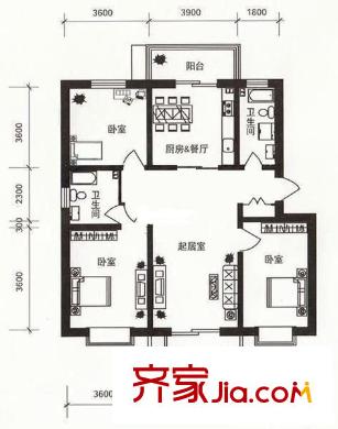 青秀山莊 0室 戶(hù)型圖