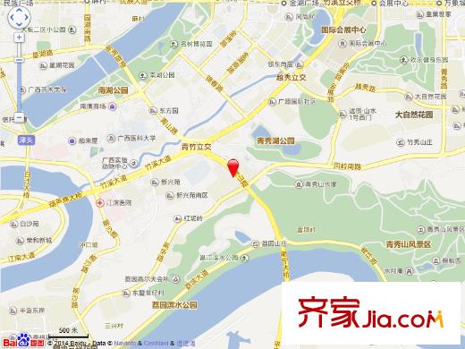 青秀山莊交通圖
