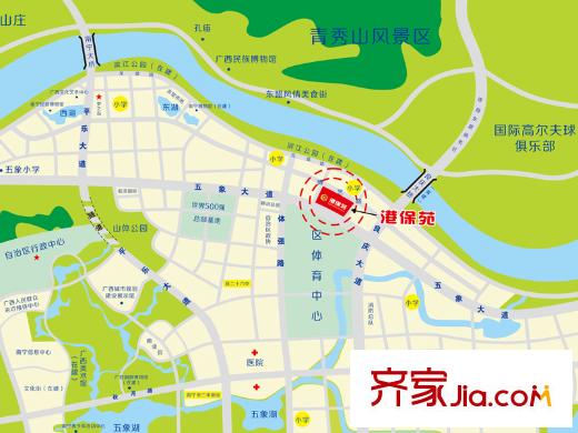 港保苑區(qū)位圖