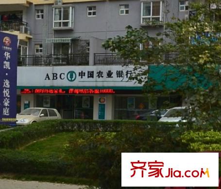 翠竹小區(qū)配套圖 附近 農(nóng)行
